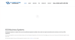 Desktop Screenshot of ecobusinesssystems.com